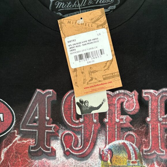 Mitchell & Ness San Francisco 49ers Jerry Rice Hype Shirt - Men's Large NWT - Picture 6 of 6